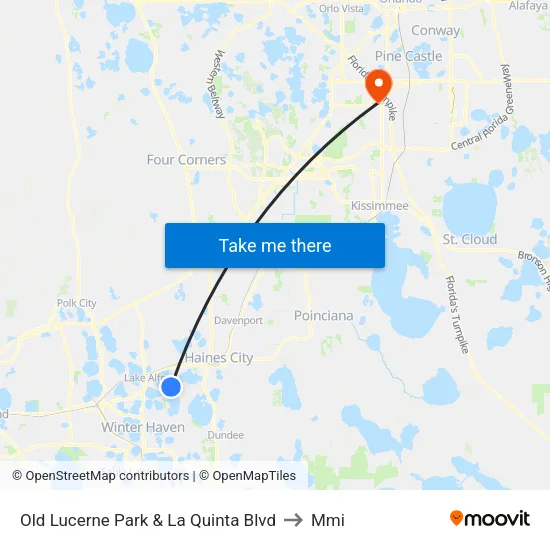 Old Lucerne Park & La Quinta Blvd to Mmi map