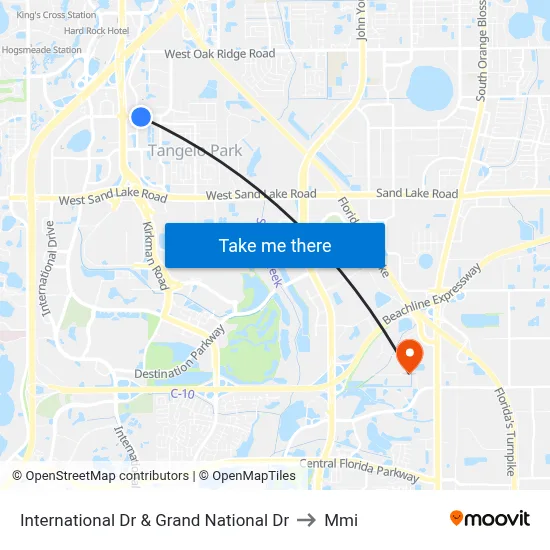 International Dr & Grand National Dr to Mmi map