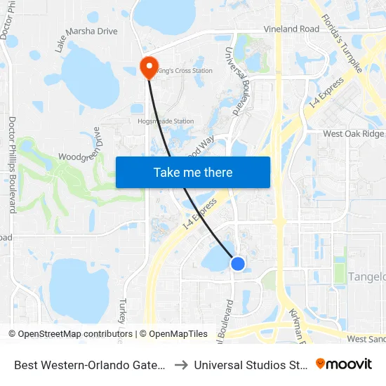 Best Western-Orlando Gateway to Universal Studios Store map