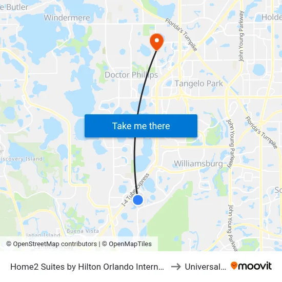 Home2 Suites by Hilton Orlando International Drive South - Free Shuttle to Theme Parks to Universal Studios Store map