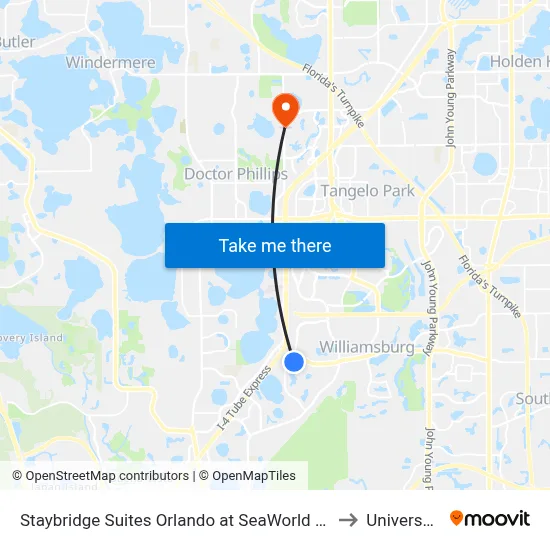 Staybridge Suites Orlando at SeaWorld by IHG - Free Breakfast &amp; Shuttle to SeaWorld Parks to Universal Studios Store map