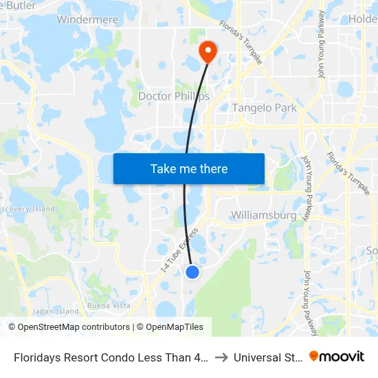 Floridays Resort Condo Less Than 4 Mi to Disney World!, Orlando to Universal Studios Store map