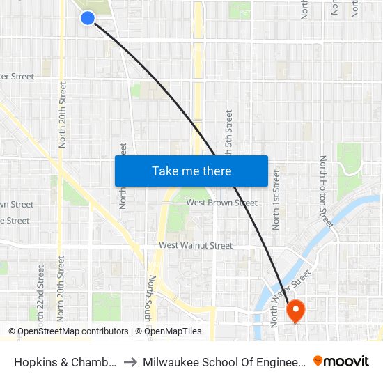 Hopkins & Chambers to Milwaukee School Of Engineering map