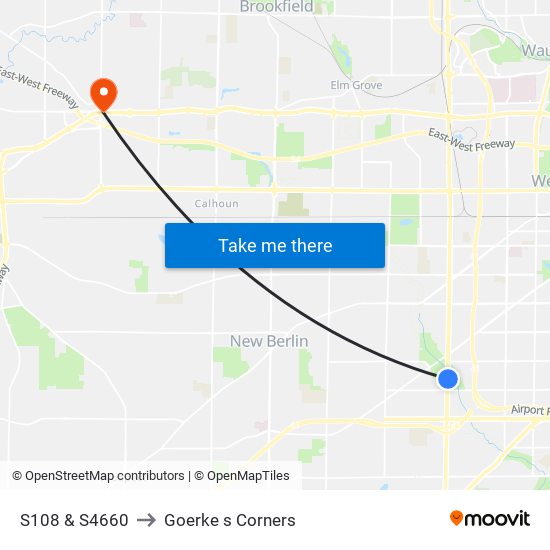 S108 & S4660 to Goerke s Corners map