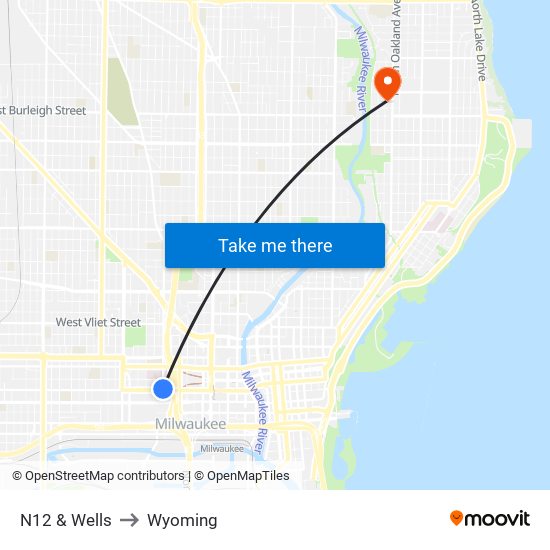 N12 & Wells to Wyoming map