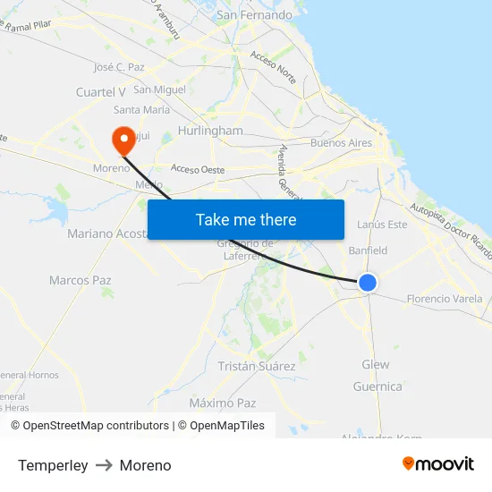 Temperley to Moreno map