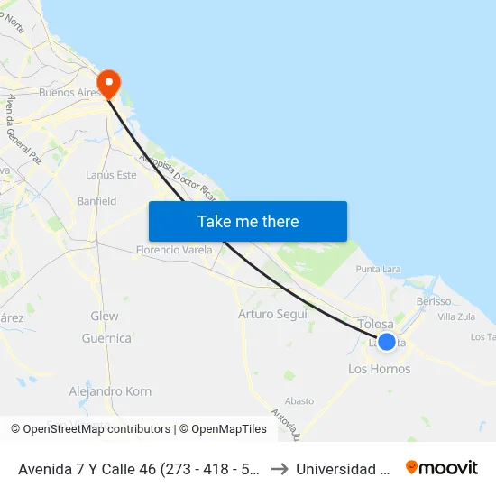 Avenida 7 Y Calle 46 (273 - 418 - 518 - Norte) to Universidad Caece map