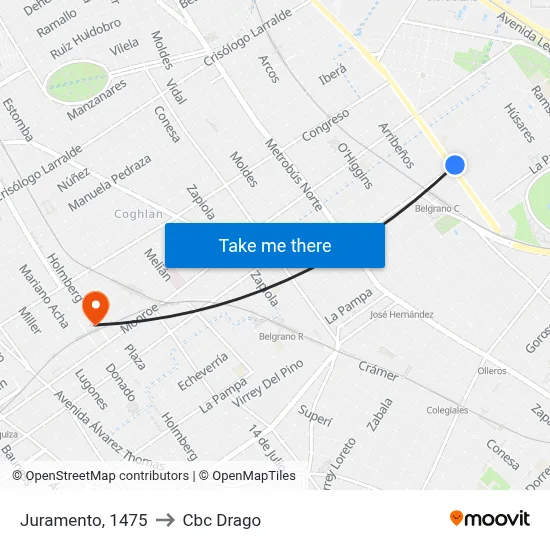 Juramento, 1475 to Cbc Drago map