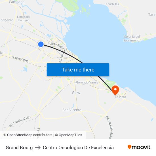 Grand Bourg to Centro Oncológico De Excelencia map