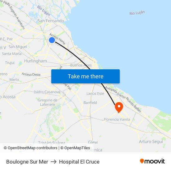 Boulogne Sur Mer to Hospital El Cruce map