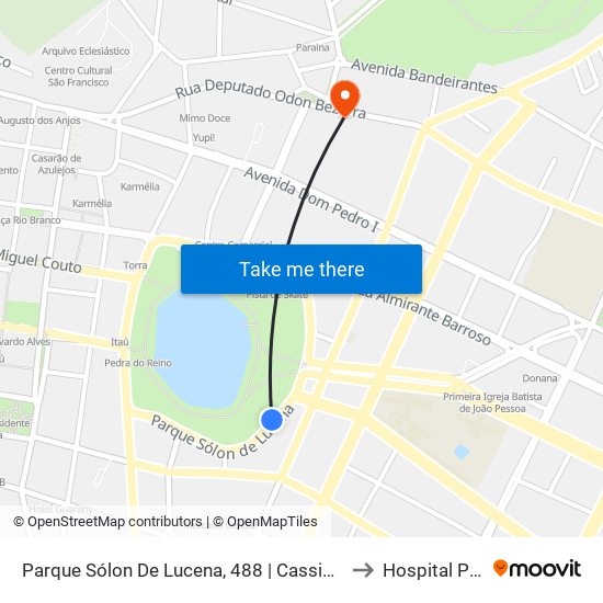 Parque Sólon De Lucena, 488 | Cassino Da Lagoa (Anel Interno) to Hospital Prontovida map