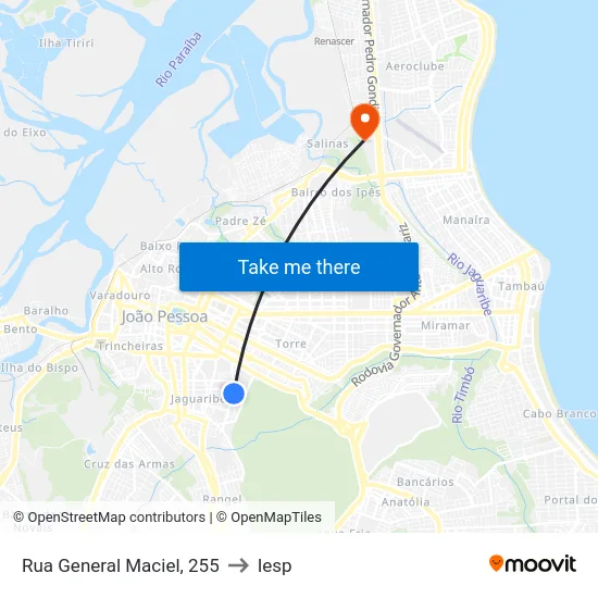 Rua General Maciel, 255 to Iesp map