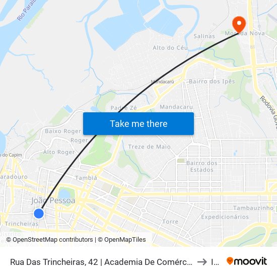 Rua Das Trincheiras, 42 | Academia De Comércio (Das 19:00 À 00:00) to Iesp map