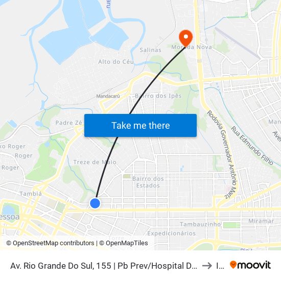 Av. Rio Grande Do Sul, 155 | Pb Prev/Hospital Da Polícia Militar General Edson Ramalho to Iesp map