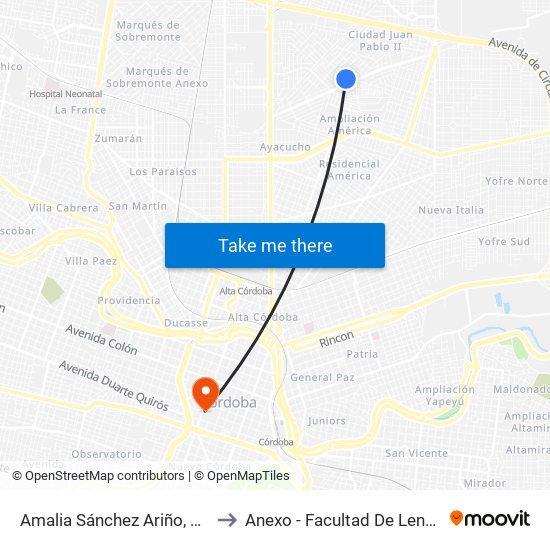 Amalia Sánchez Ariño, 3391 to Anexo - Facultad De Lenguas map