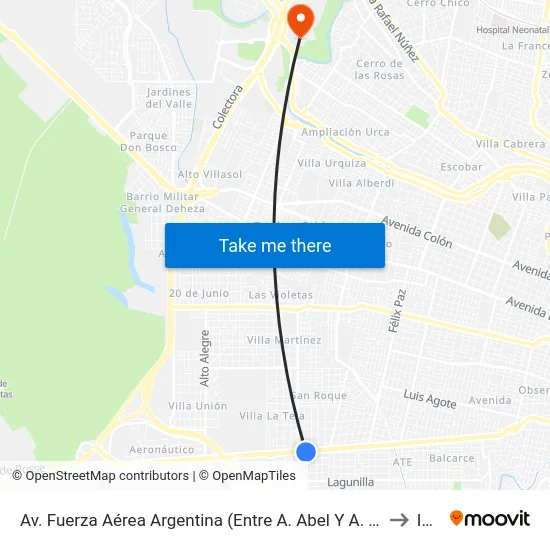 Av. Fuerza Aérea Argentina (Entre A. Abel Y A. Kingsley) to Ipef map