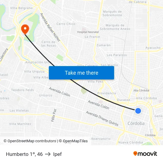 Humberto 1º, 46 to Ipef map
