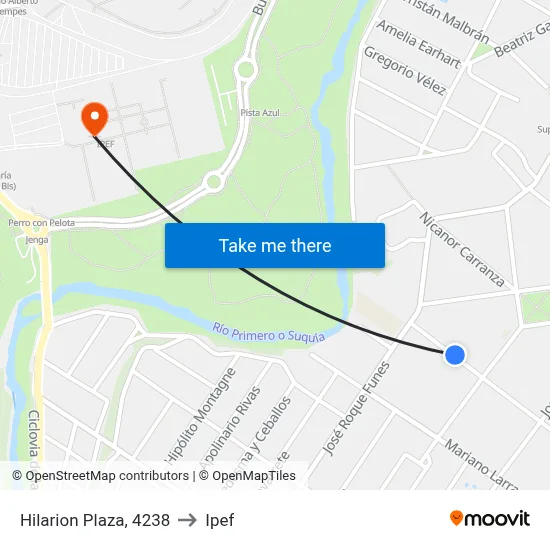 Hilarion Plaza, 4238 to Ipef map