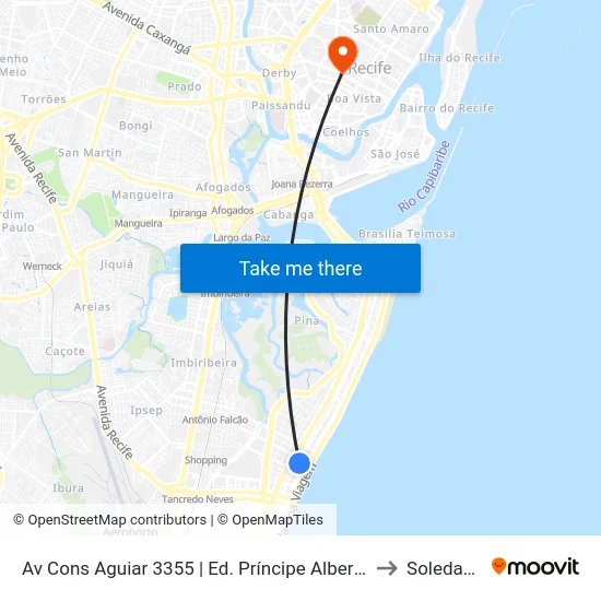 Av Cons Aguiar 3355 | Ed. Príncipe Alberto to Soledade map