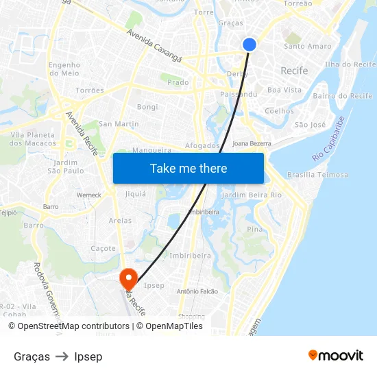 Graças to Ipsep map