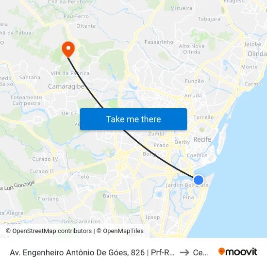 Av. Engenheiro Antônio De Góes, 826 | Prf-Regional Pe to Cemec map