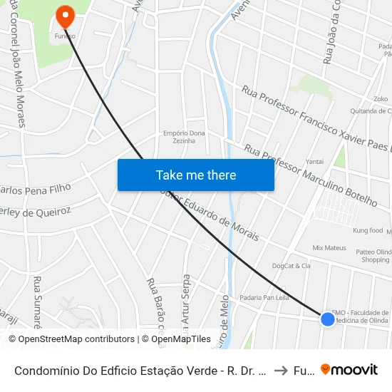 Condomínio Do Edficio Estação Verde - R. Dr. Manoel De Barros Lima, 371 - Bairro Novo to Funeso map