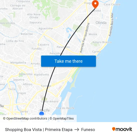 Shopping Boa Vista | Primeira Etapa to Funeso map