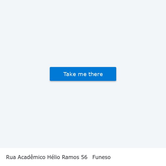 Rua Acadêmico Hélio Ramos 56 to Funeso map