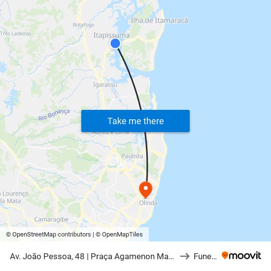 Av. João Pessoa, 48 | Praça Agamenon Magalhães to Funeso map