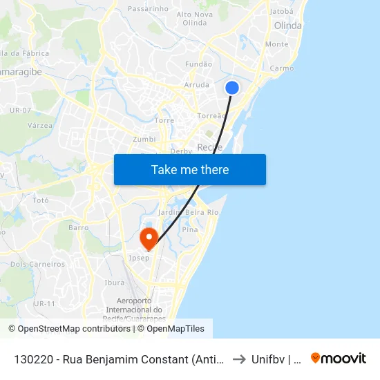 130220 - Rua Benjamim Constant (Antiga Rua Salinas) 168 to Unifbv | Wyden map