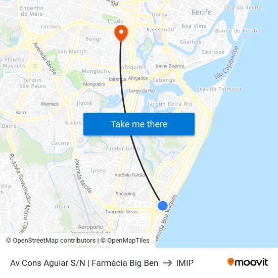 Av Cons Aguiar S/N | Farmácia Big Ben to IMIP map