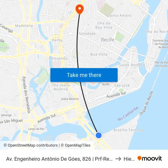 Av. Engenheiro Antônio De Góes, 826 | Prf-Regional Pe to Hiene map
