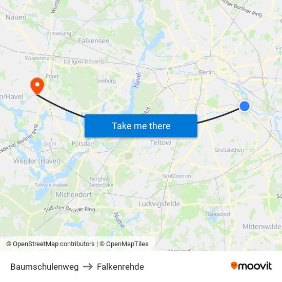 Baumschulenweg to Falkenrehde map