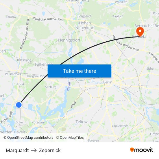 Marquardt to Zepernick map