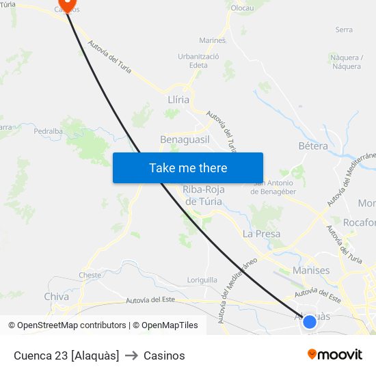 Cuenca 23 [Alaquàs] to Casinos map