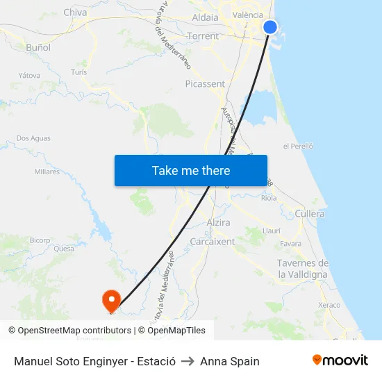 Manuel Soto Enginyer - Estació to Anna Spain map