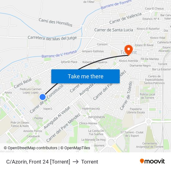 C/Azorín, Front 24 [Torrent] to Torrent map