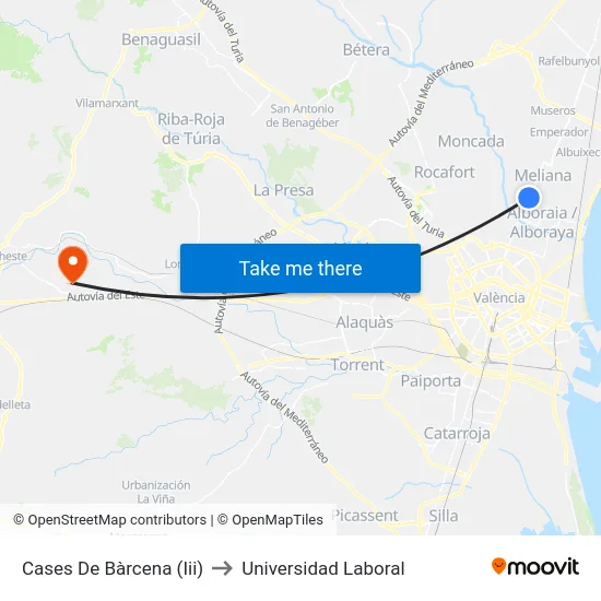 Cases De Bàrcena (Iii) to Universidad Laboral map