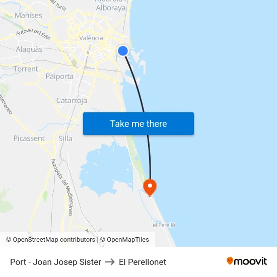 Port - Joan Josep Sister to El Perellonet map
