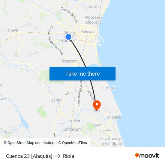 Cuenca 23 [Alaquàs] to Riola map