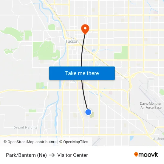 Park/Bantam (Ne) to Visitor Center map