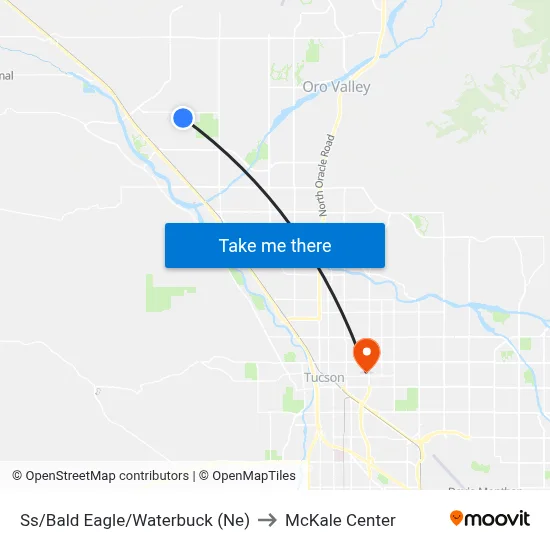 Ss/Bald Eagle/Waterbuck (Ne) to McKale Center map