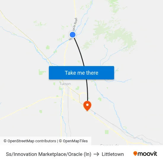 Ss/Innovation Marketplace/Oracle (In) to Littletown map