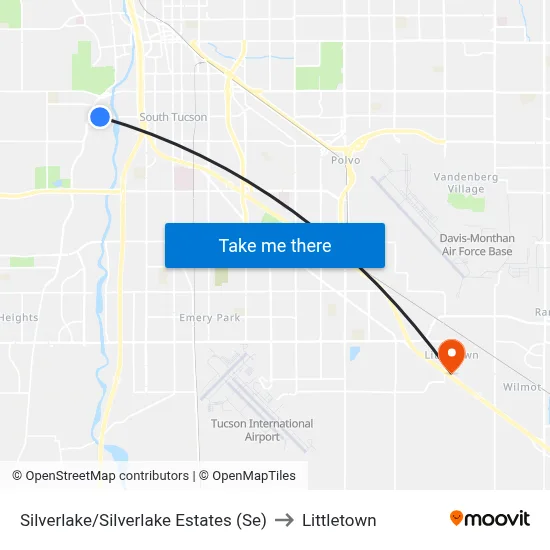 Silverlake/Silverlake Estates (Se) to Littletown map
