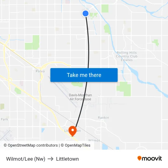 Wilmot/Lee (Nw) to Littletown map