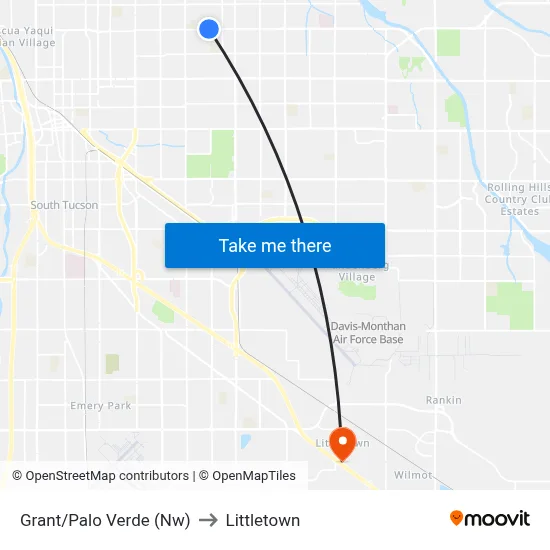 Grant/Palo Verde (Nw) to Littletown map