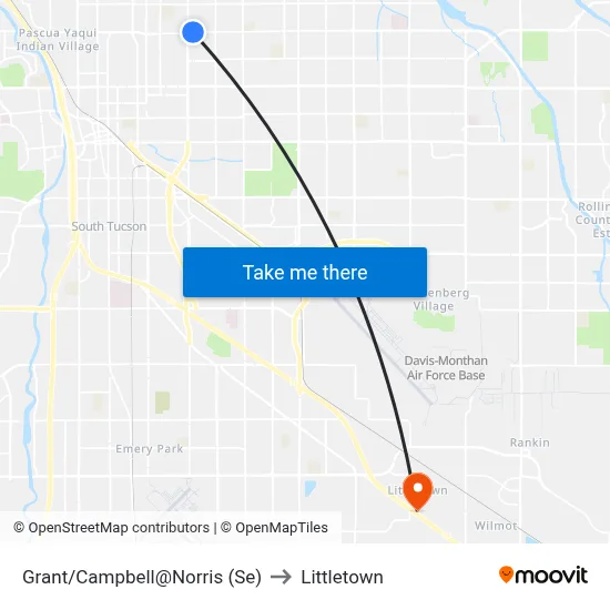 Grant/Campbell@Norris (Se) to Littletown map