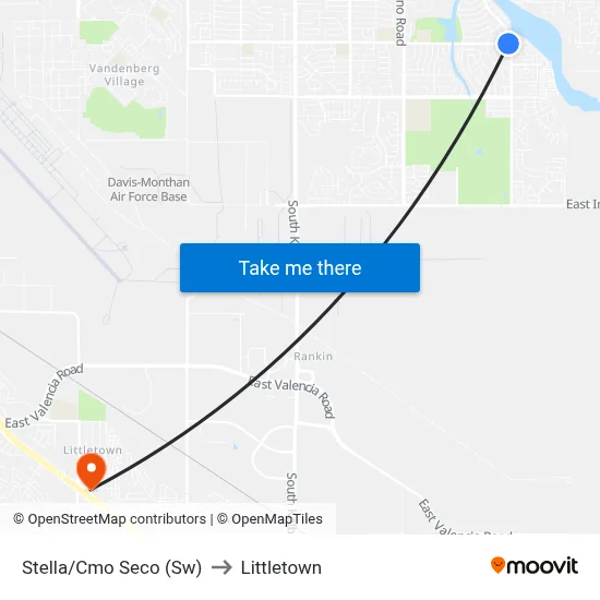 Stella/Cmo Seco (Sw) to Littletown map