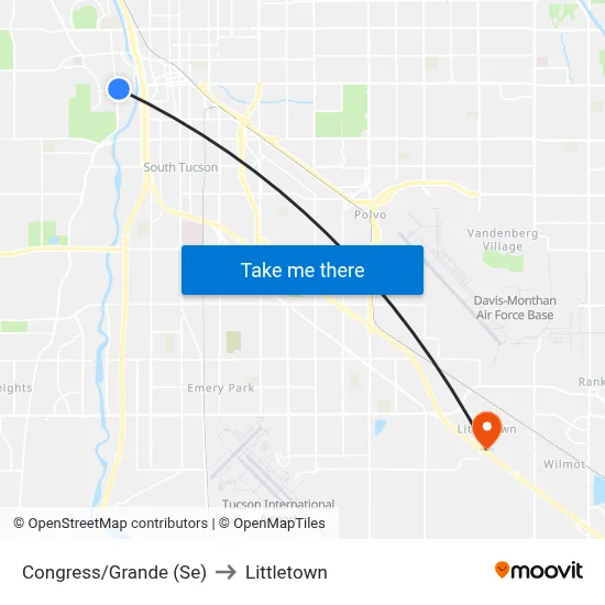 Congress/Grande (Se) to Littletown map