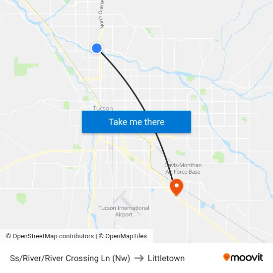 Ss/River/River Crossing Ln (Nw) to Littletown map